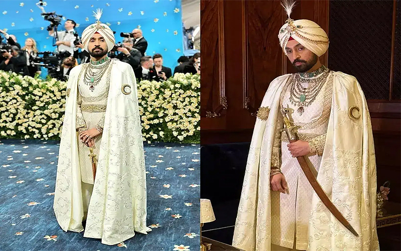 “ਪੰਜਾਬੀ ਆ ਗਏ ਓਏ!” – ਦਿਲਜੀਤ ਦੋਸਾਂਝ ਦਾ ਮਹਾਰਾਜਾ ਵਾਲਾ ਲੁੱਕ ਮੇਟ ਗਾਲਾ 2025 ‘ਚ ਛਾ ਗਿਆ